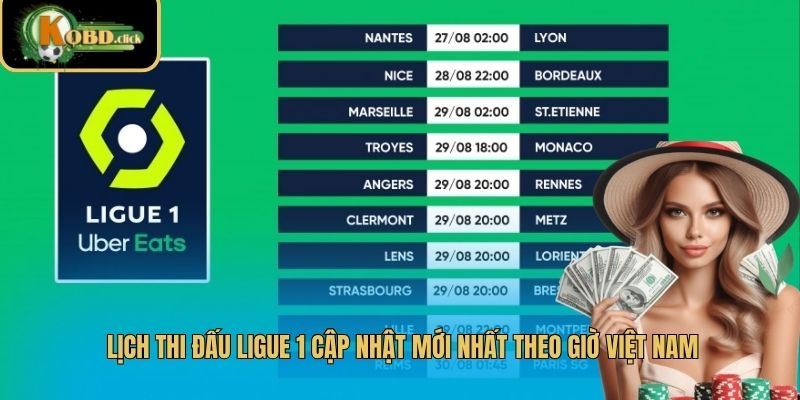 Lịch thi đấu Ligue 1